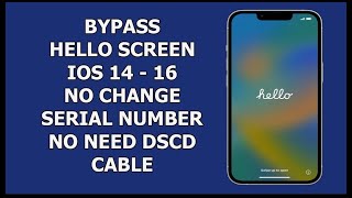 New Update FRPFILE RAMDISK Windows Tool  Bypass Hello Screen iOS No Need change Serial Number [upl. by Aydin238]