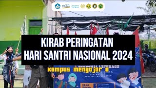 KIRAB PERINGATAN HARI SANTRI 2024  Implementasi P5 Bangun Jiwa dan Raga [upl. by Jennette]