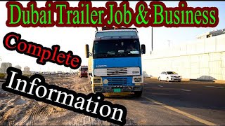 How Can Transport Business in Dubai  Dubai Heavy Truck Driver Life Style amp Trailer Job in UAE [upl. by Llenwad183]