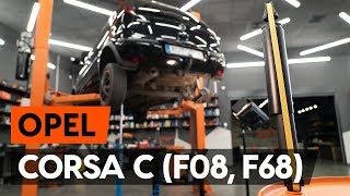 Hoe een schokdemper achteraan vervangen op een OPEL CORSA C F08 F68 AUTODOCTUTORIAL [upl. by Aytak]