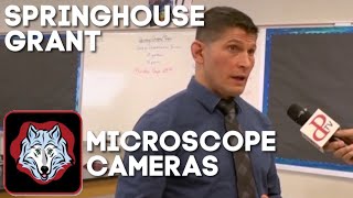 Microscope Cameras Grant  Springhouse Middle School [upl. by Fiertz]