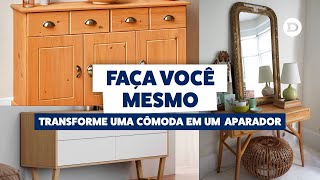 DIY Como transformar uma cômoda em um aparador [upl. by Laersi]