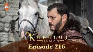 Kurulus Osman Urdu  Season 5 Episode 216 [upl. by Suolkcin]