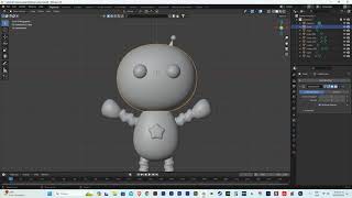 ¡Super fácil Modelando un robot 3d en blender  tutorial [upl. by Flowers]