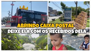 ABRINDO UMA CAIXA POSTAL  DOCUMENTOS NECESSÁRIOS  LANCHANDO NO BURGER KING [upl. by Haidebez]