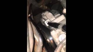 1999 Saab 95 Alternator Removal Part 1 [upl. by Beauvais]