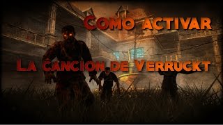 Como activar la cancion de Verruckt  Black Ops 1 [upl. by Kcinnay]