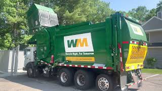 Waste Management 217592  Brand New Mack TE64 McNeilus Atlantic Front Loader [upl. by Aoht]