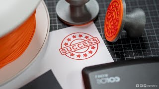 3D Printed Ink Stamp Will it work [upl. by Androw]