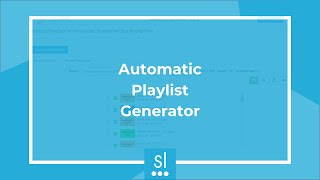 Signagelives Automatic Playlist Generator [upl. by Ierna212]