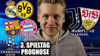 Champions League Tipps  3 Spieltag Vorschau amp Prognose  Saison 20242025 [upl. by Silvers291]