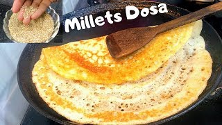 Samalu recipes in Telugu  Samala Dosalu  Little Millet dosa  సామలతో ఇలా దోశలు వేయండి బాగుంటాయి [upl. by Nahshu586]