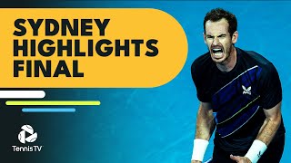 Aslan Karatsev vs Andy Murray In Title Showdown 🏆  Sydney Tennis Classic 2022 Final Highlights [upl. by Refynnej]