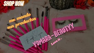 UNBOXING YOMARA BEAUTY💄📦 tattiismakeupymas makeuphaul lashes brush [upl. by Itsud]