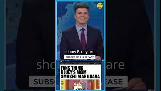 Fans Think Blueys Mom Smoked Marijuana funnyshort snl [upl. by Deborah]