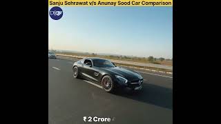 Sanju Sehrawat vs Anunay Sood Car Comparision shorts [upl. by Ahsena247]