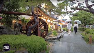 4K Rainy Day Walk in Jeonju South Korea leisureseoul 전주 4k [upl. by Daniela250]