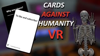 Cards against humanity in VR was a mistake  VRchat [upl. by Ekaterina]