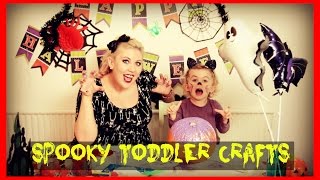 Halloween Toddler Crafts [upl. by Ahsin408]