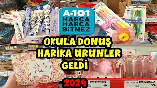 OKULA DÖNÜŞ A101 ERKEN ÇEKİM🎀A101 EFSANE OKUL EŞYALARI GELDİ💯2024 2025 A101 OKUL ALIŞVERİŞİ [upl. by Erdnaed]