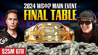 2024 WSOP Online  Main Event Final Table 29193500 Prize Pool with Jeff Gross amp Phil Laak [upl. by Othilia23]