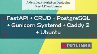 Deploy FastAPI on Ubuntu FastAPI  CRUD  PostgreSQL  Gunicorn  Systemd  Caddy 2 [upl. by Ahsehat]