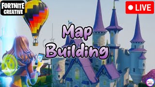 🔴Fortnite Map Building amp Simon Says FS [upl. by Nihs]