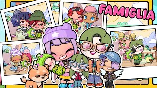 avatar world family roleplay Benvenuta in famiglia 💜🧟‍♀️💚 [upl. by Chernow]