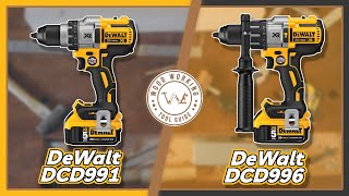 DeWalt DCD991 vs DCD996  Ultimate Woodworking Drill Comparison  Woodworking Tool Guide [upl. by Ardnauqal490]