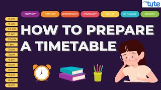 How to prepare Timetable for studies  How to prepare Timetable for studies  Letstute [upl. by Dalia]