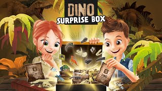 Dino surprise box  2135  BUKI France [upl. by Ellerrehs]