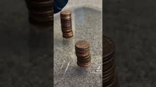 Longer version of coin stacking [upl. by Eiznik]