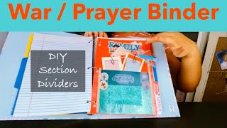 WarPrayer Binder Dividers DIY [upl. by Blessington911]