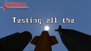 KSP  BDarmory  Testing all the addon bombs  PEWNKW [upl. by Haididej]