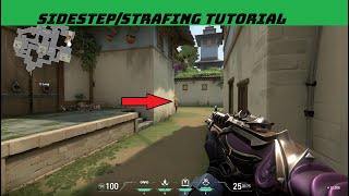 Sidestep shooting  Valorant Tutorial [upl. by Aneerak]