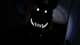 Nightmare Shadow Bonnie jumpscare FNAF4 [upl. by Aihsiyt]