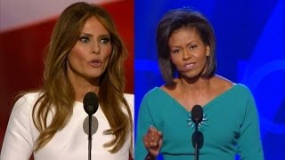 Michelle Obama Finally Speaks Out About Melania Trumps Plagiarized Speech [upl. by Tavey193]