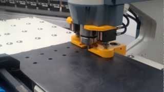 Heavy duty CNC Punching machine on Steelworker [upl. by Aeynod764]