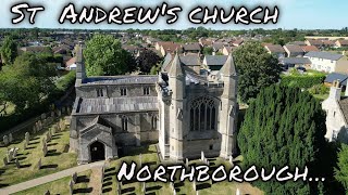 St Andrews church Northborough Nr Peterborough [upl. by Nesyrb]