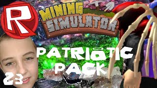 Roblox  Mining Simulator  Episode 23  Patriotic Pack  Facecam [upl. by Yzzik]