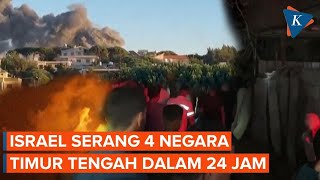 Saat Israel Gempur Yaman Lebanon Suriah dan Gaza dalam Waktu 24 Jam [upl. by Annam588]