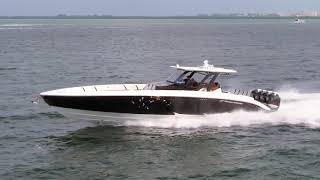 Midnight Express 43 Open Powered by Quad 400R Mercury Marine [upl. by Keheley401]