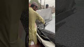 Honda city bonnet fender wrap￼ for carbon carzstorepk automobile carmodificationinpakistan [upl. by Iron93]