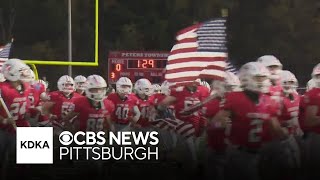 South Fayette vs Peters Township high school football highlights [upl. by Annas]