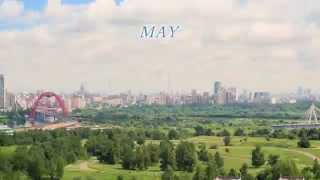 Moscow One year timelapse [upl. by Alasteir]