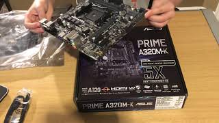 ASUS Prime A320MK Unboxing amp Review [upl. by Urana]