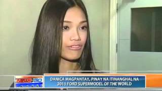 News To Go  Pinay supermodel Danica Magpantay back in the Philippines 051011 [upl. by Dloreh571]