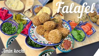 Falafel Rezept  Das beste Falafel Rezept auf dem deutschen Internet  Amin Kocht [upl. by Eseerehc859]