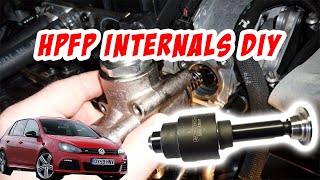 Mk6 Golf R HPFP Internals Upgrade Autotech  Cam Follower DIY  20t FSI [upl. by Ranique]