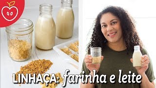 LINHAÇA Como fazer a FARINHA e o LEITE de Linhaça [upl. by Eduardo]